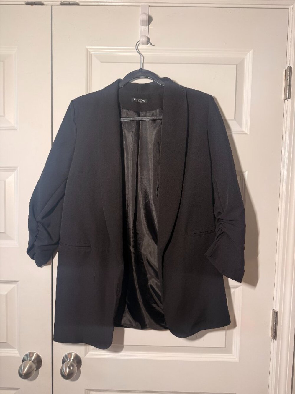 Nasty Gal Black 3/4 Sleeve Blazer | Women's